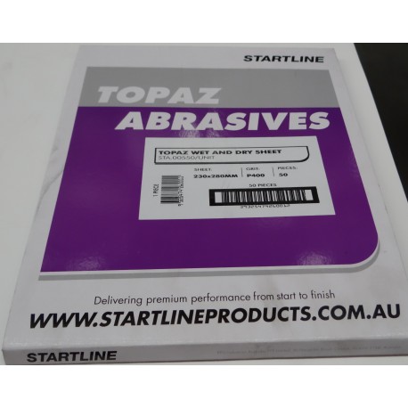 Startline 400gt  Topaz W&D Sheets (Packet 50)