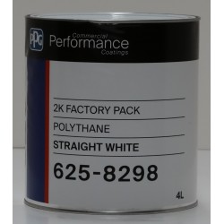 Protec 625-8298 Polythane 2K Straight White 4lt