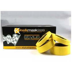 Kwikmask 9999 18mm x 50met Yellow Masking Tape (48)