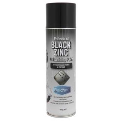 Balchin Black Zinc Paint Gal 400gm Aerosol