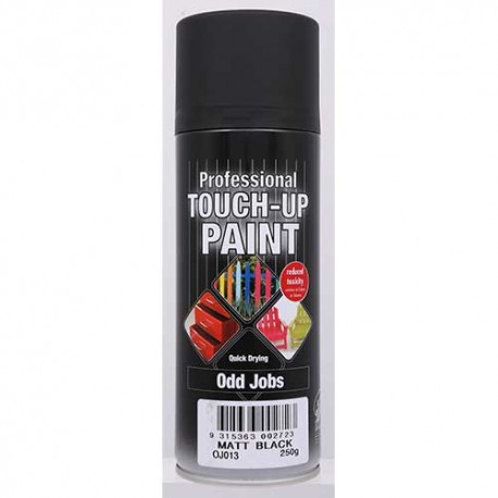 Professional Touch Up Paint Matt Black Aerosol