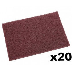 Red Non-Woven Abrasive Pads (20)