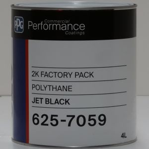 CPC 625-7059 Polythane Jet Black 4lt