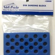 Wellmade W3008E Sanding Block Blue/Black