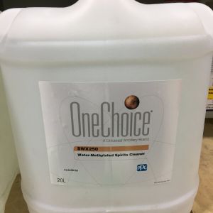 One Choice SWX250 Water-Methylated Spirits Cleaner 20L