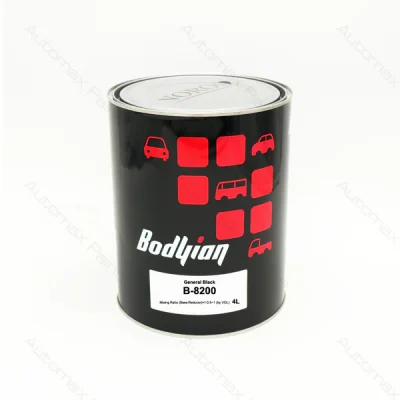 Bodyian B-8200 1K General Black Basecoat 4l