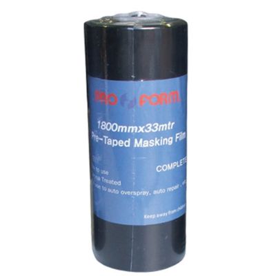 Proform Pretaped Masking Film 1800 X 33mt