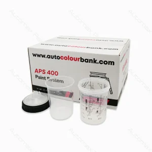 APS Cup with Collar(125um) 400cc Inner Cup + Lid + Plug 25ea/box