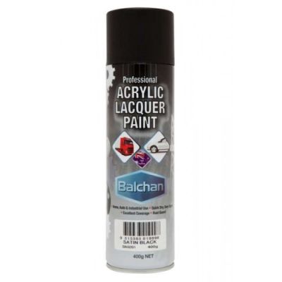 Balchan Acrylic Matt Black 400gm